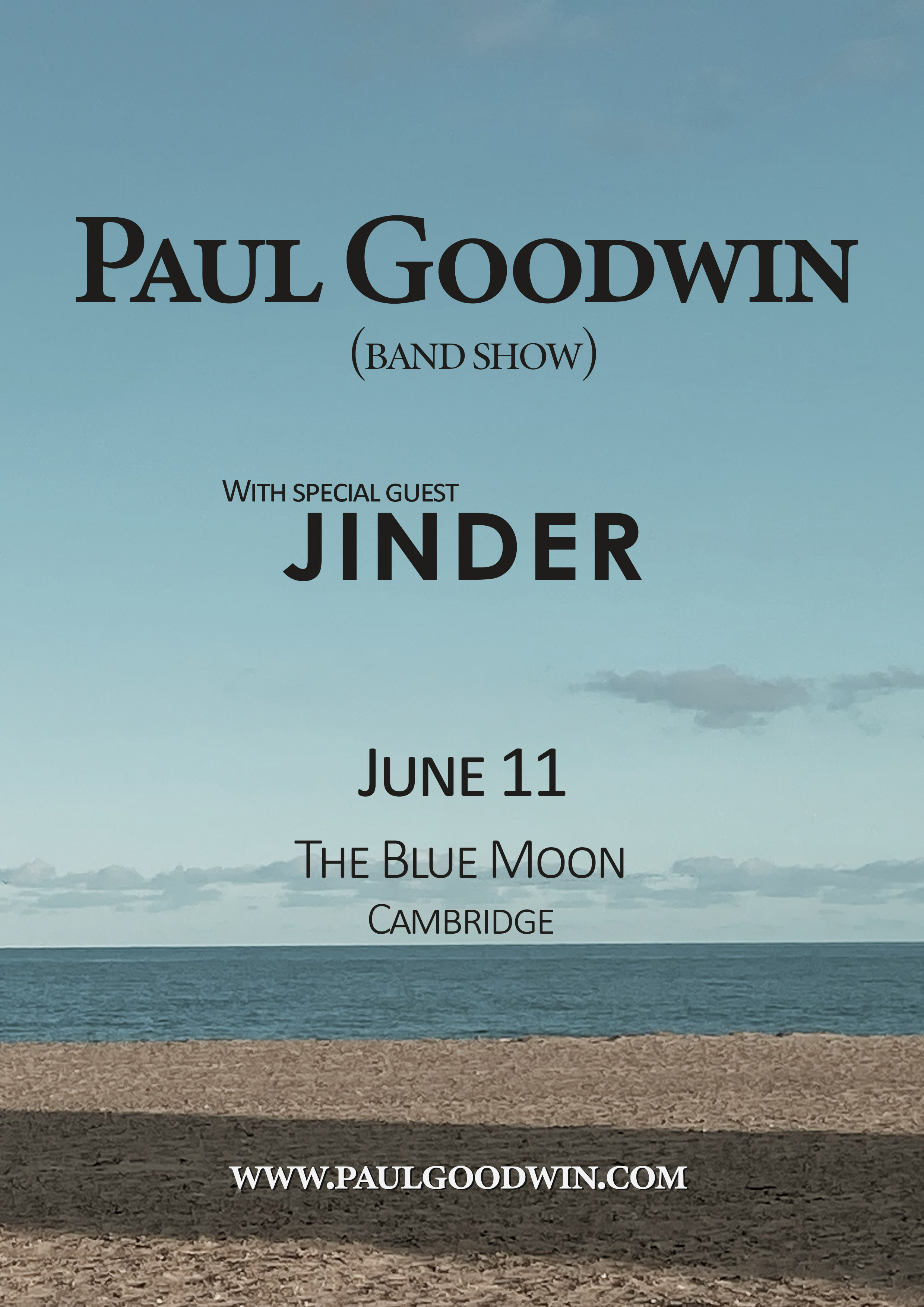 Paul Goodwin Gig Poster